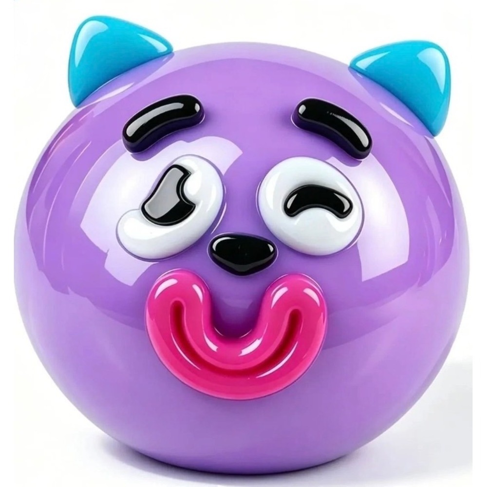 Smushers Changeable Faces Kids Toy New Purple Sensory Smush Stay Expressive Fun